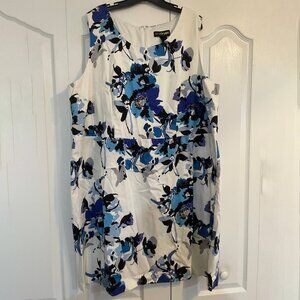 WHITE FLORAL LANE BRYANT DRESS